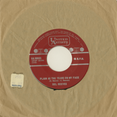 Plain As The Tears On My Face / Gettin Any Feed For Your Chickens (1966)