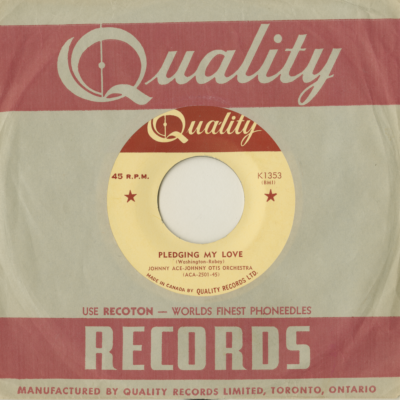 Pledging My Love / No Money (1955)