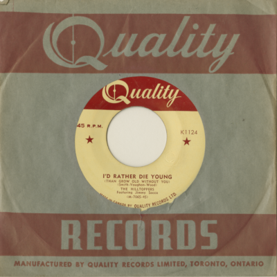 PS I Love You / I'd Rather Die Young (1953)