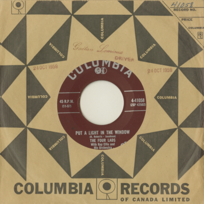 Put A Light In The Window / The Things We Did Last Summer (1957)
