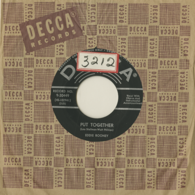 Put Together / Tonight Is My Night To Cry (1957)