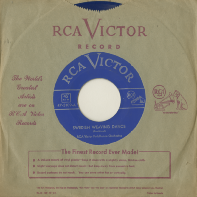 RCA Victor Folk Dance Orchestra: Swedish Weaving Dance / Ox Days (1953)