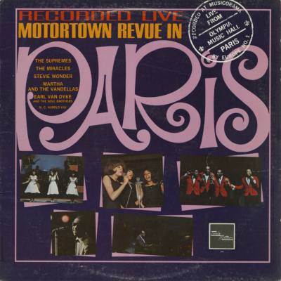 Recorded Live At The Motortown Revue In Paris