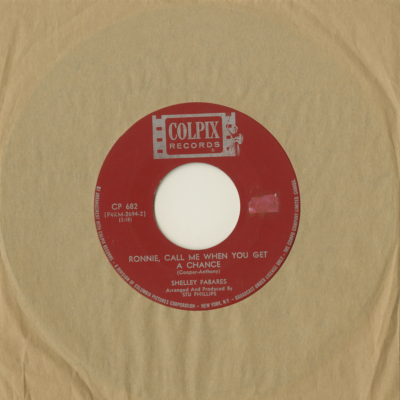 Ronnie Call Me When You Get A Chance / I Left A Note To Say Goodbye (1963)