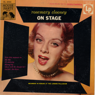 Rosemary Clooney On Stage (1956)