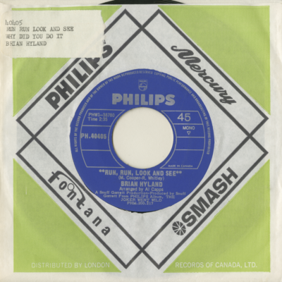 Run Run Look And See / Why Did You Do It (1966)