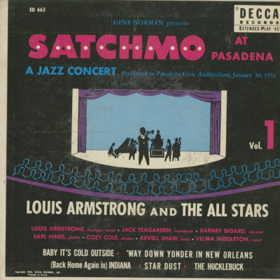 Satchmo At Pasadena Vol 1 (1954)