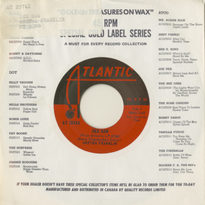 See Saw / My Song (1968)