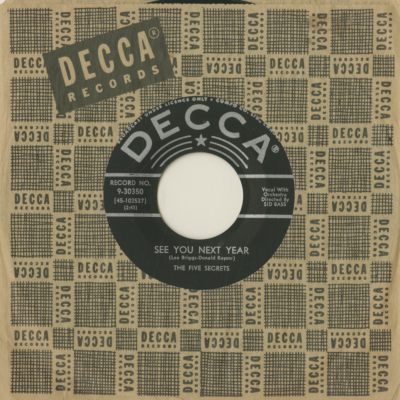 See You Next Year / Queen Bee (1957)