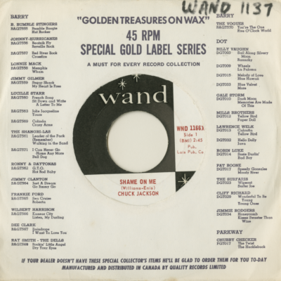 Shame On Me / Candy (1968)