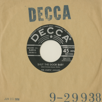 Shut The Door Baby / Knock Kneed Nellie From Knoxville (1956)