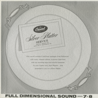 Silver Platter Service Sides 7 & 8