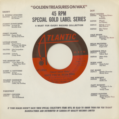 Since You've Been Gone / Ain't No Way (1968)