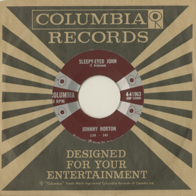 Sleepy Eyed John / They'll Never Take her Love From Me (1961)