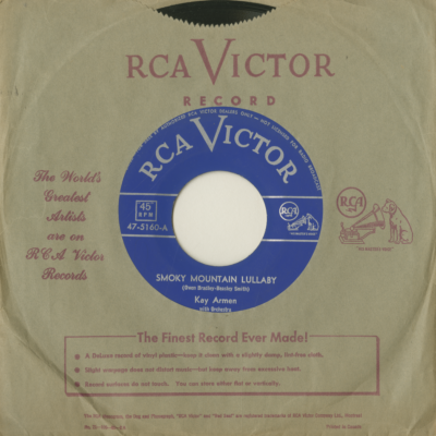 Smokey Mountain Lullabye / It's A Sin To Cry Over You (1953)
