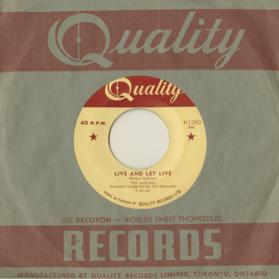 Live And Let Live / So High So Low So Wide (1954)