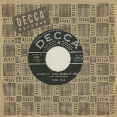 Someone Was Already There / To My Sorrow