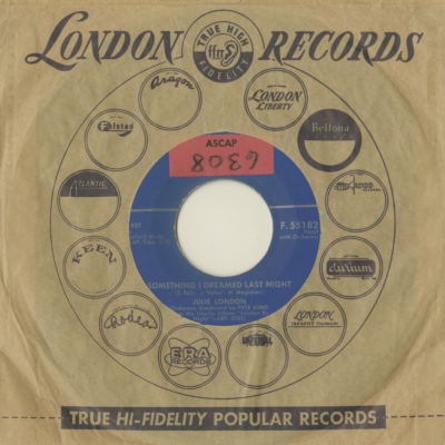 Something I Dreamed Last Night / Must Be Catchin' (1959)