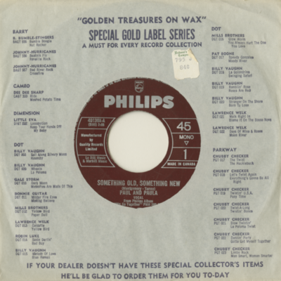 Something Old Something New / Flipped Over You (1963)