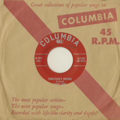 Something's Missing / Sittin' Home Praying For Rain (1955)