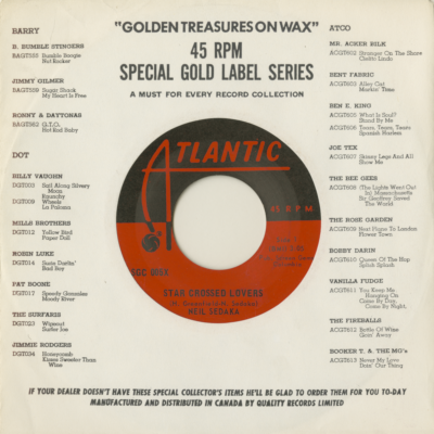 Star Crossed Lovers / We Had A Good Thing Going (1969)
