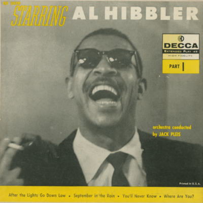 Starring Al Hibbler Part 1 (1956)