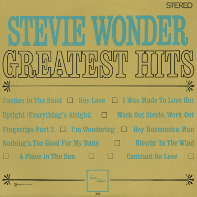 Stevie Wonder's Greatest Hits
