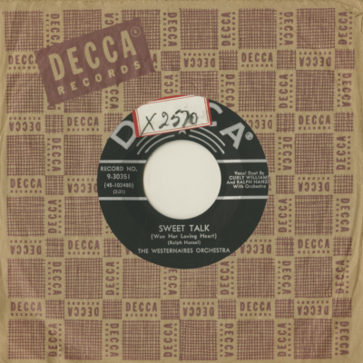 Sweet Talk / Walking Alone In A Crowd (1957)