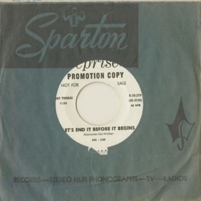 Tall Dark Hansome Stranger /Let's End It Before It begins (1963)