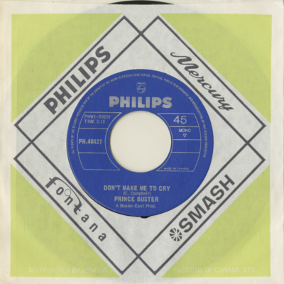 Ten Commandments / Don't Make Me To Cry (1967)