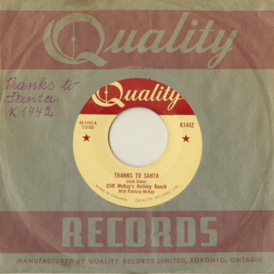 Thanks To Santa / Holiday Ranch Polka (1955)