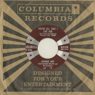 That's All That I Live For / I'll Never Fall In Love Again (1959)