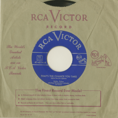 That's The Chance You Take / Forgive Me (1952)