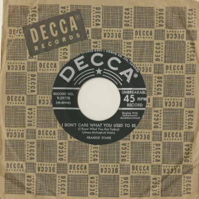 That's The Way The Big Ball Bounces / I Don't Care What You Used To Be (1956)