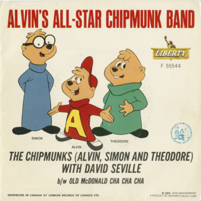 The Chipmunks / Old MacDonald Cha Cha Cha (1963)
