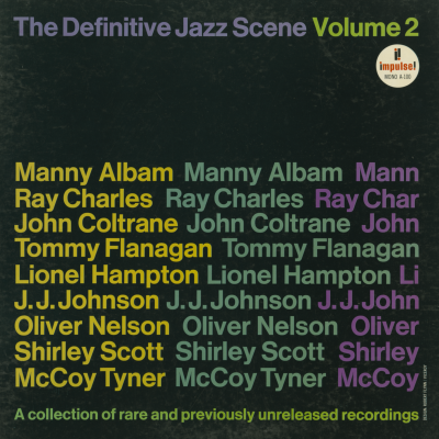 The Definitive Jazz Scene Vol 2 (1966)