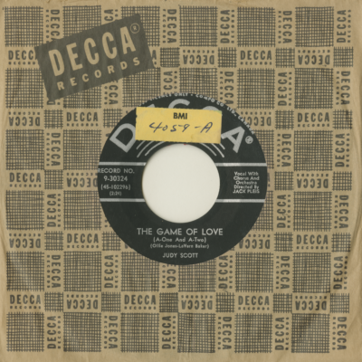 The Game Of Love / With All My Heart (1957)