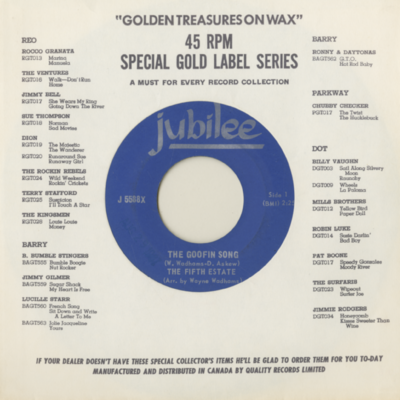 The Goofin Song / Lost Generation (1967)