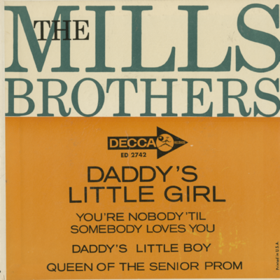 The Mills Brothers Daddy's Little Girl (1963)