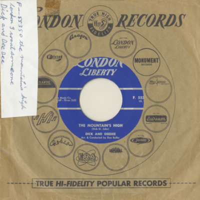 The Mountain's High / I Want Someone (1961)