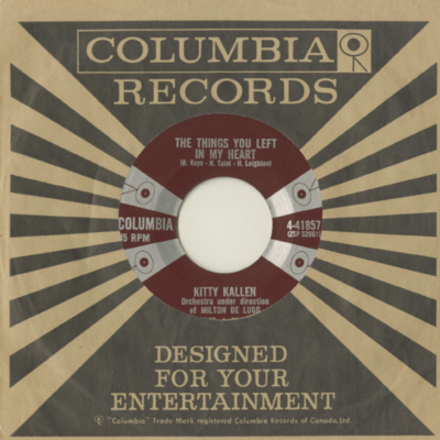 The Things You Left In My Heart / I Believe In You (1961)