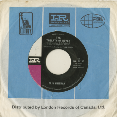The Twelfth Of Never / Straight From Heaven (1966)