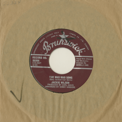 The Who Who Song / Since You Showed Me How To Be Happy (1967)