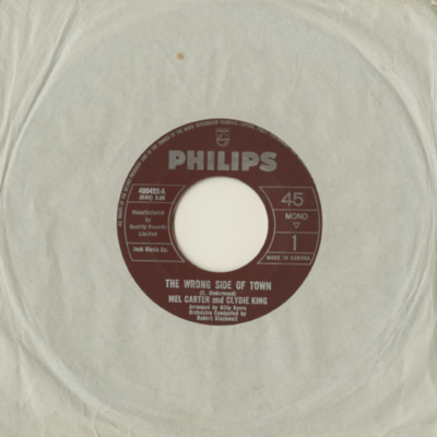The Wrong Side Of Town / Who Do You Love (1962)