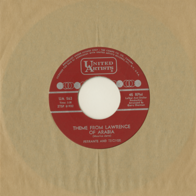 Theme From Lawrence Of Arabia / Paris Joy Ride (1963)