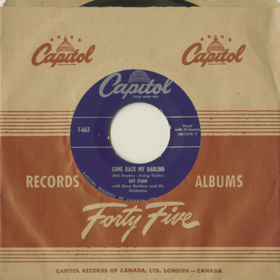 Then You've Never Been Blue / Come Back My Darling (1951)