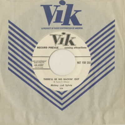 There'll Be No Backing Out / Where Is My Honey (1957)