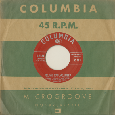 There'll Be No Teardrops Tonight / My Heart Won't Say Goodbye (1954)