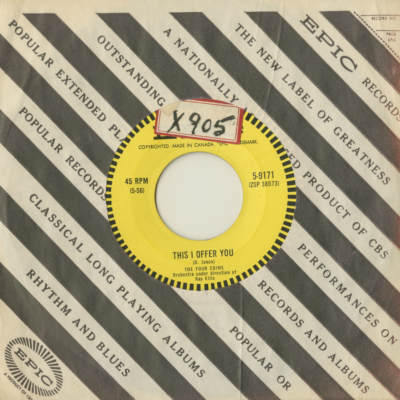 This I Offer You / One Kiss Is Worth A Thousand Words (1956)
