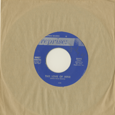 This Love Of Mine / There Goes The Bridew (1964)